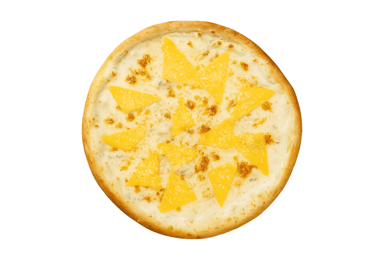 Пицца 4 сыра на сливочной основе 30 см.