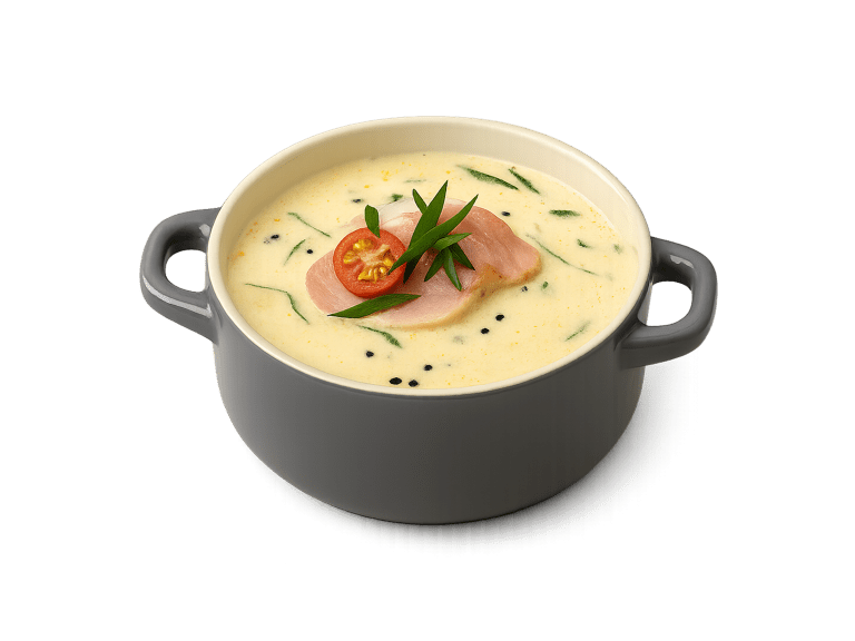 Суп Сливочный с курицей и беконом